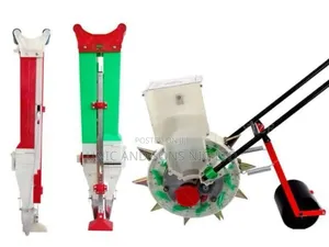 Hand Push Seed Planter Double Bucket
