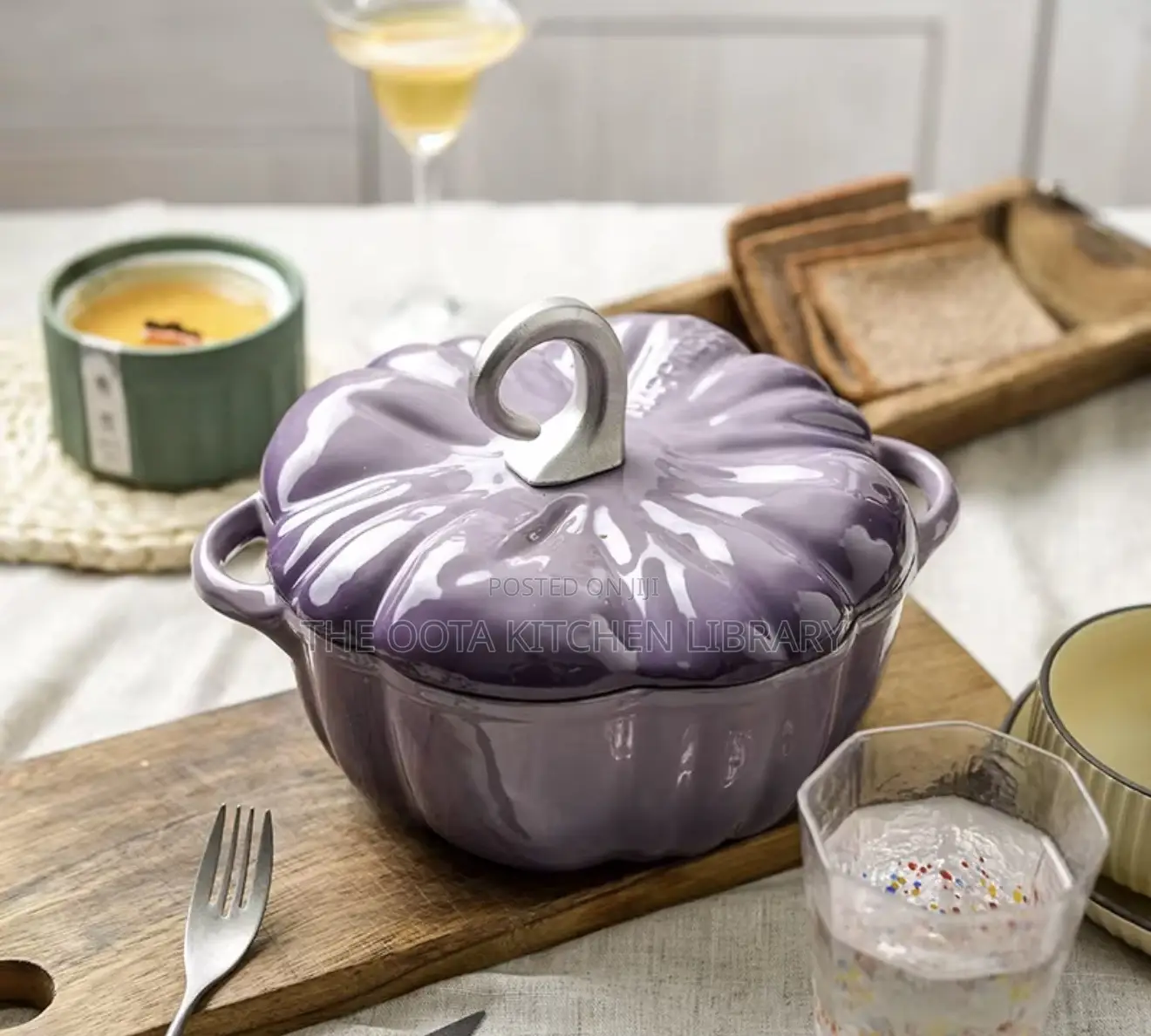 High Quality Pumpkin Enameled Cast Iron Pot