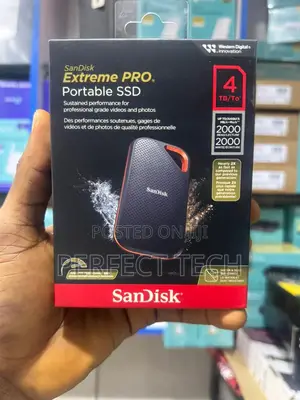 Sandisk Extreme Pro Portable SSD - 4tb [2000mbp/S]