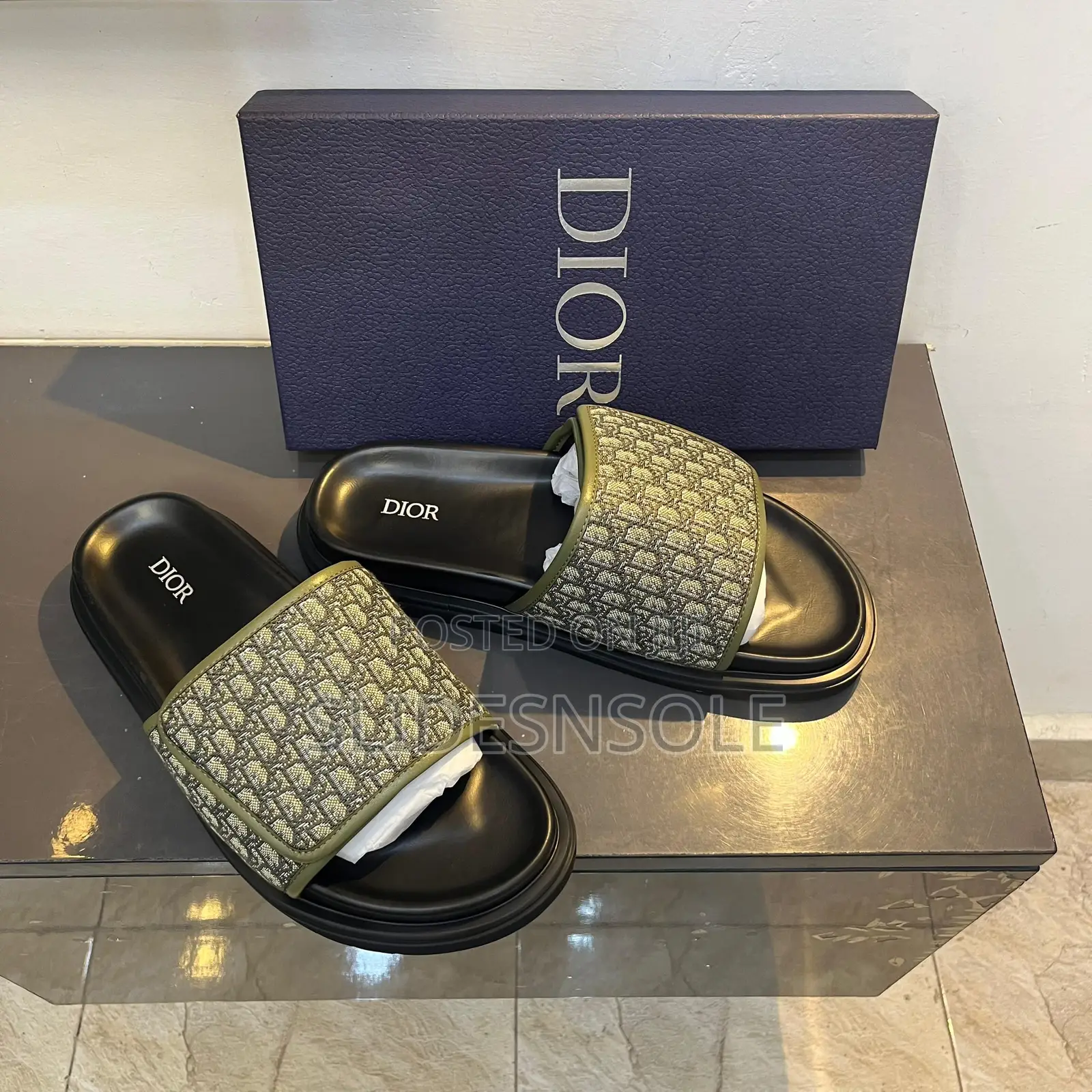 Luxury Dior Mule Slider