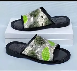 Italian Men’S Crocs Skin Slippers