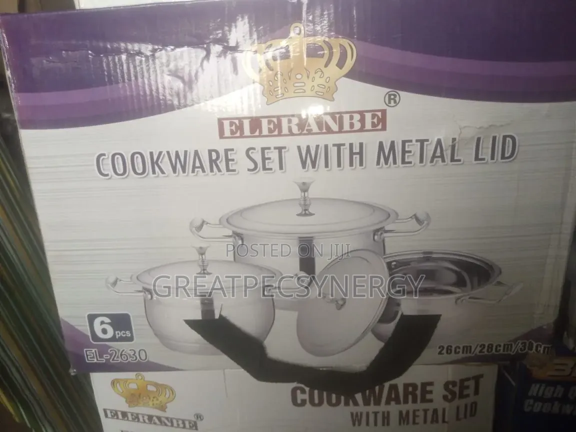 El - 2630 3pcs Set Cookware Pot