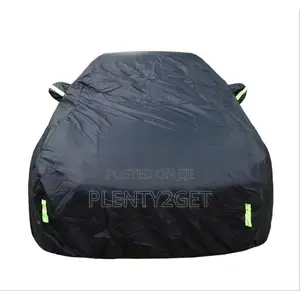 Car Cover Full Exterior Black Auto Cover Sunshade Dustproof