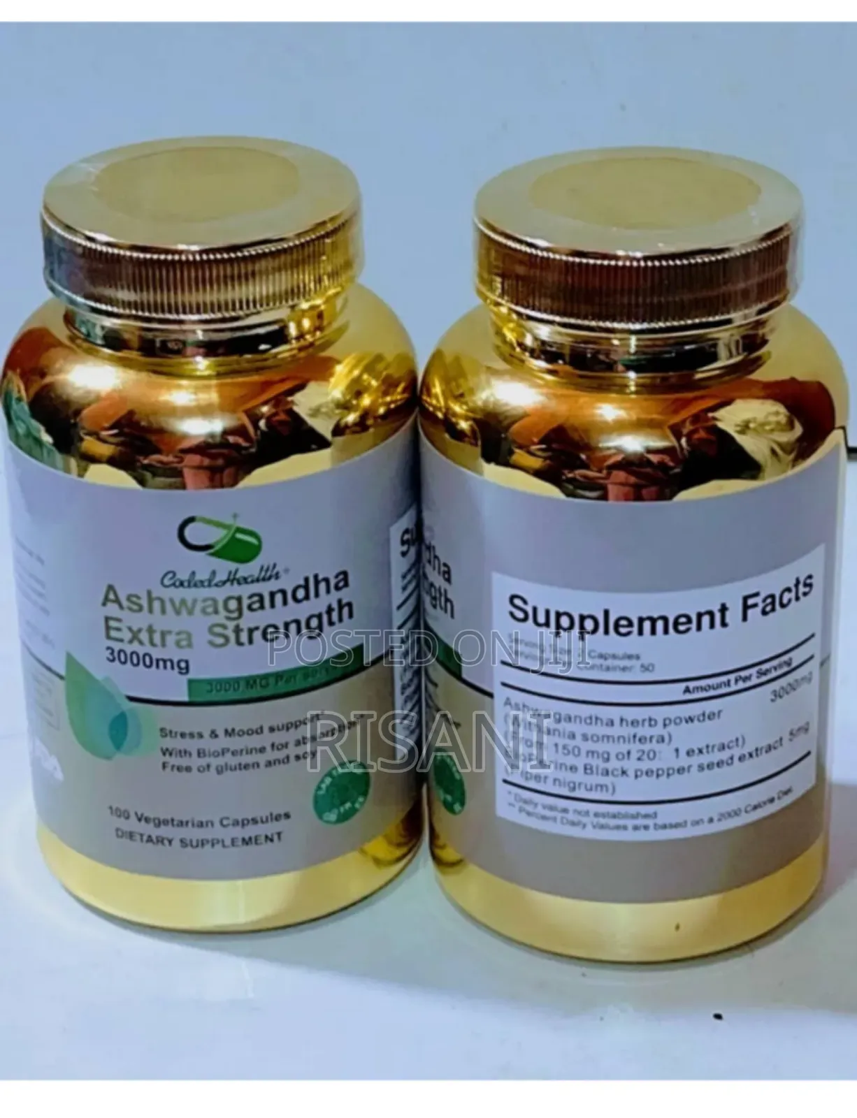 Ashwghandha Extra Strength Supplement 100 Capsules