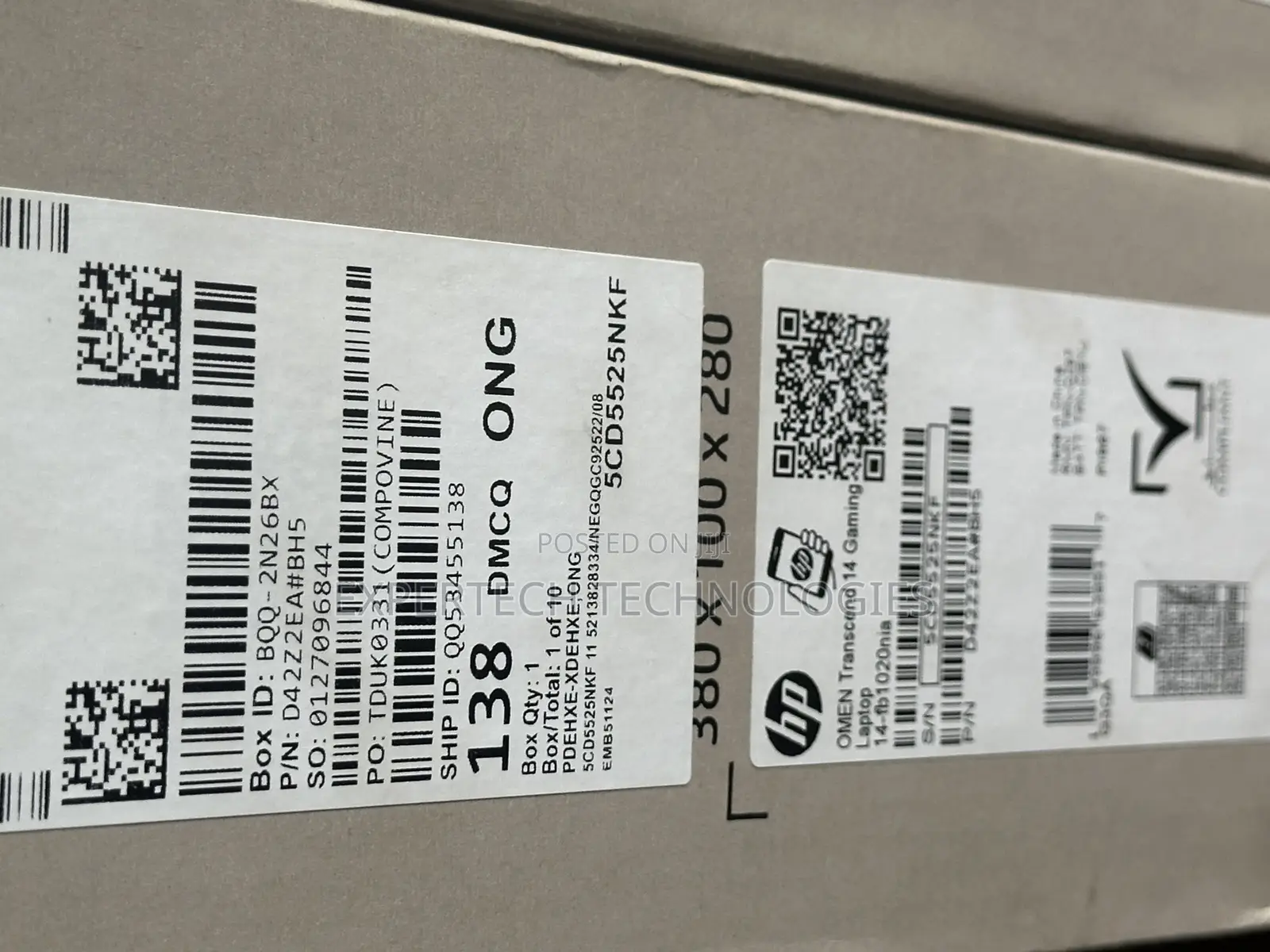 New Laptop HP Omen Transcend 14-fb0023dx 16GB Intel Core Ultra 7 SSD 1T