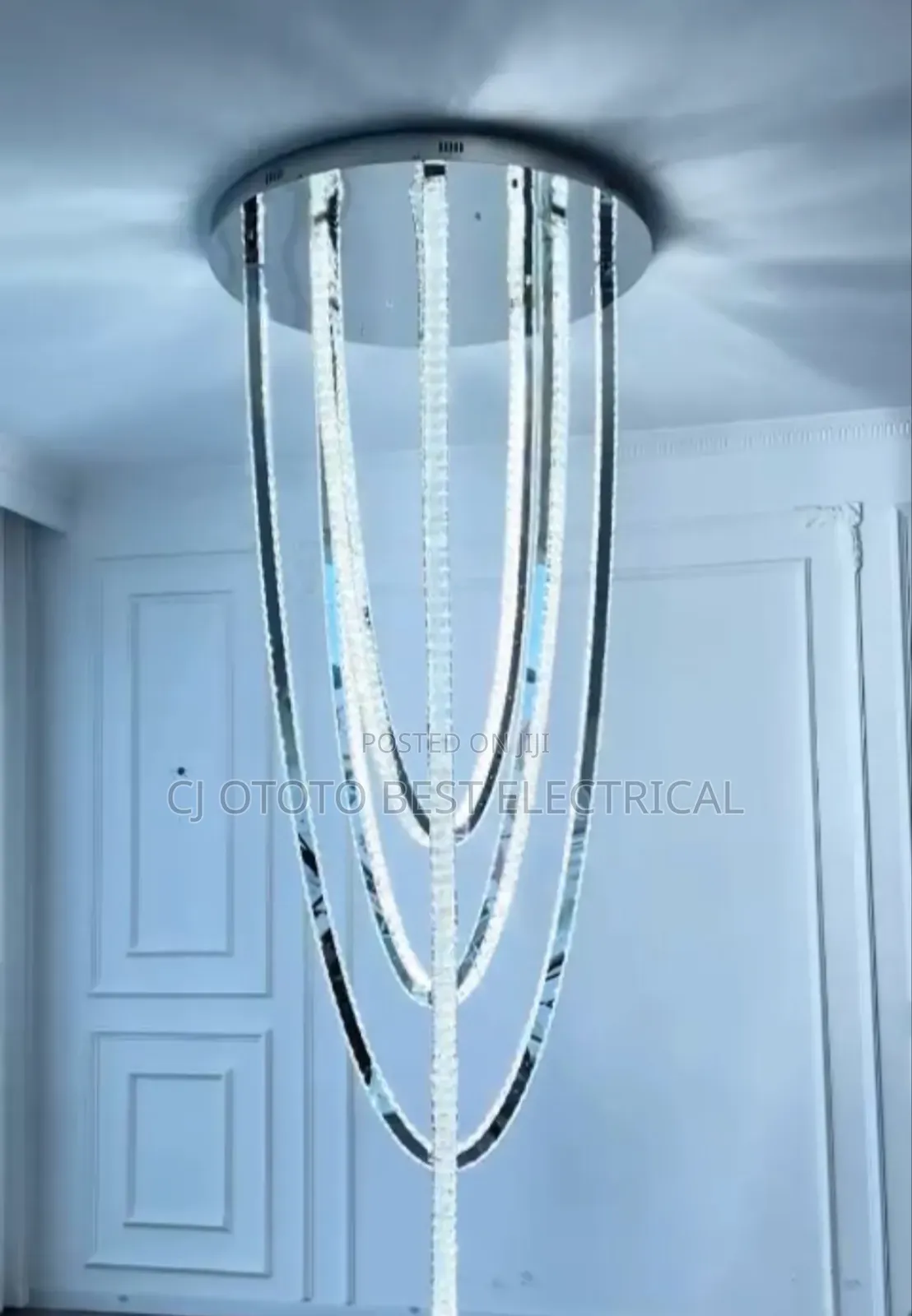 Big Crystal Luxurious Staircase Light 2200mm X 800mm