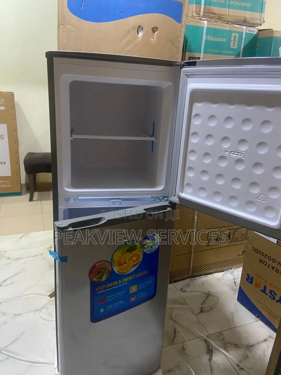 Polystar 250l Double Door Refrigerator for Home Use