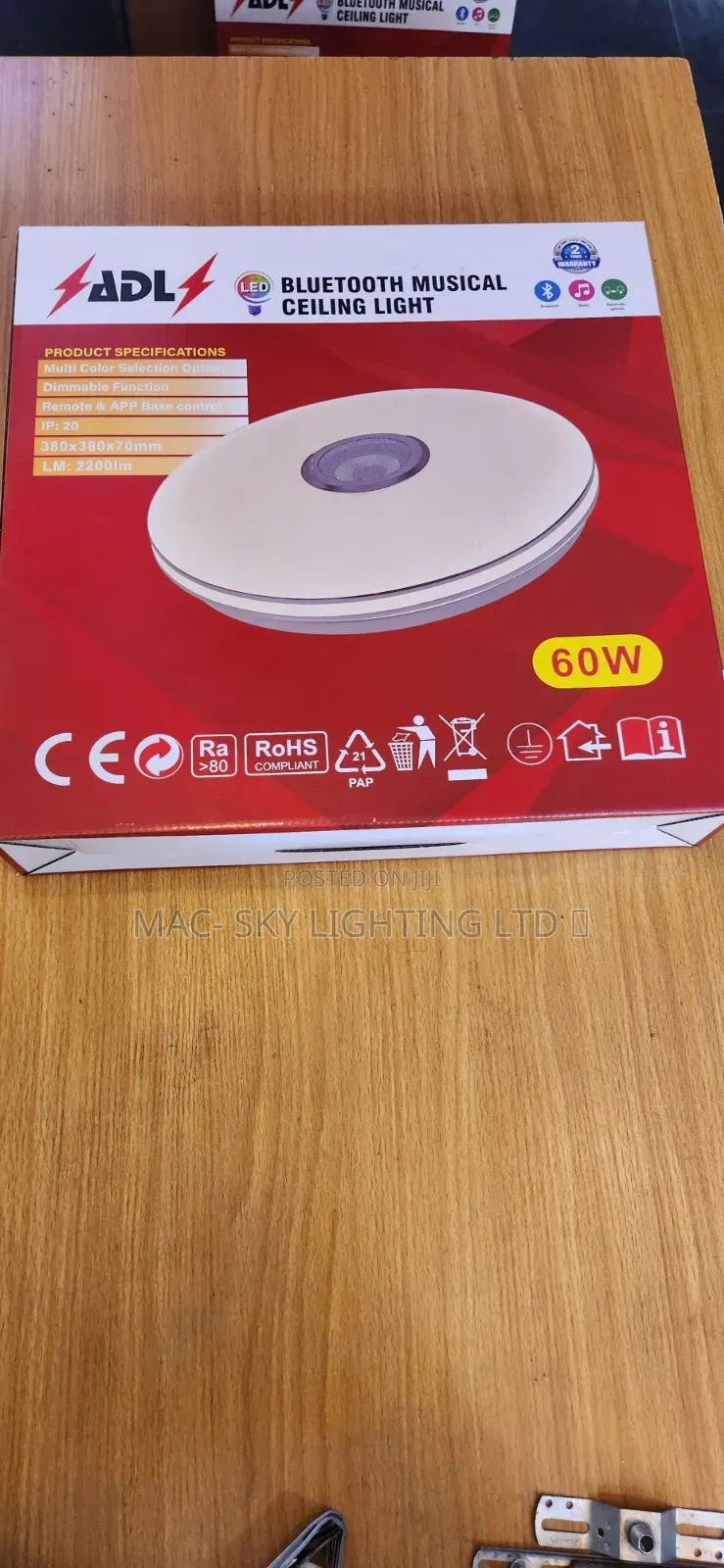 Led- Bluetooth Musical Celling Light
