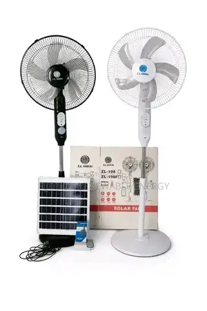 Solar Rechargeable Standing Fan