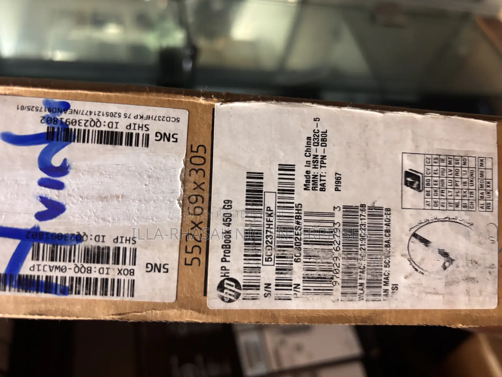 New Laptop HP ProBook 450 G9 8GB Intel Core i7 SSD 512GB