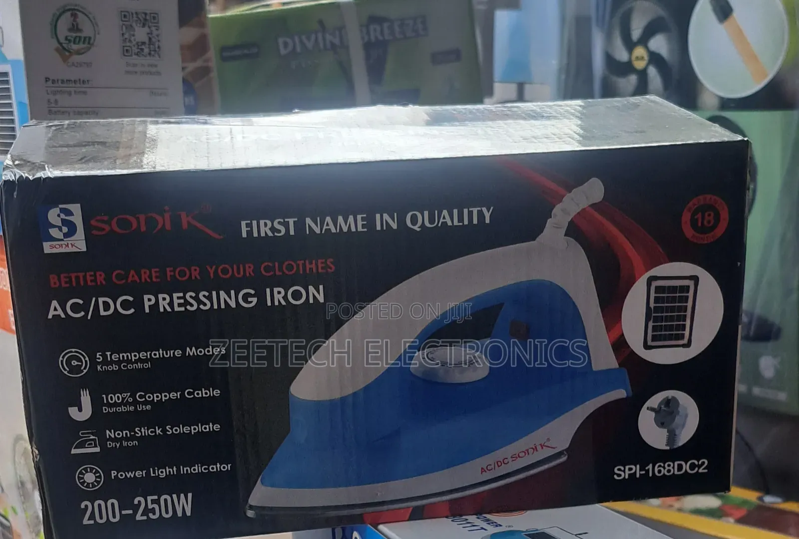 Sonik Ac/Dc Pressing Iron