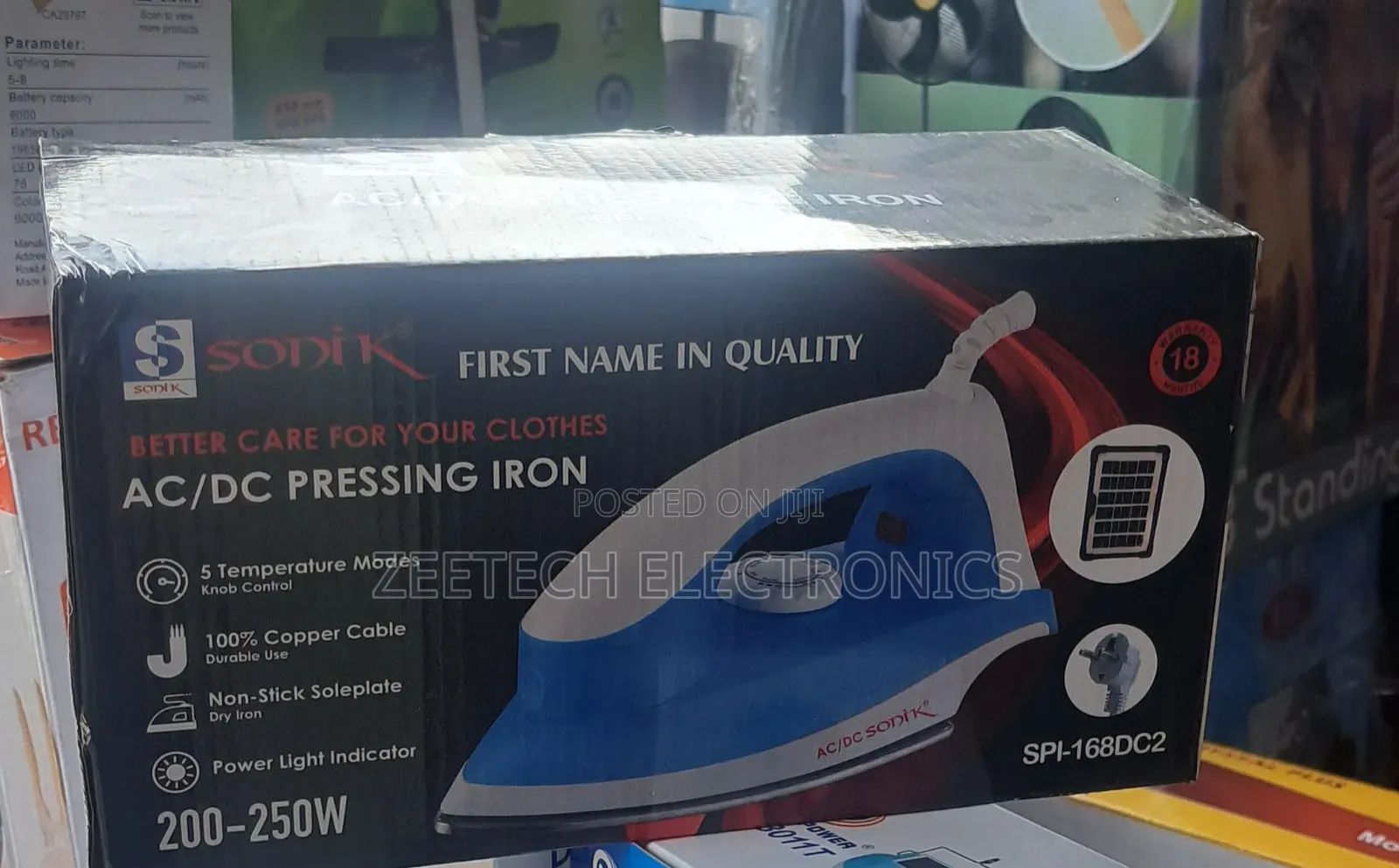 Sonik Ac/Dc Pressing Iron