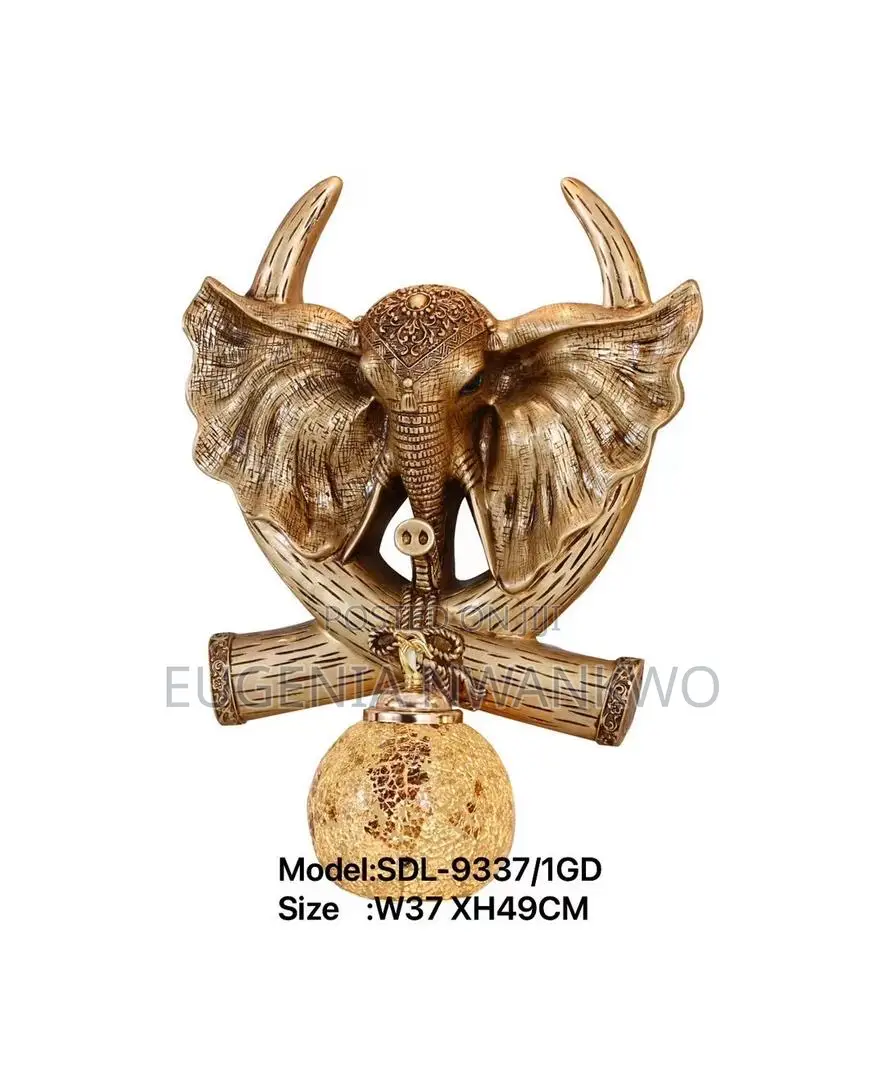 Lion and Elephant Wall Lamp