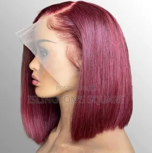 Straight Bob Human Hair Wig Full Frontal