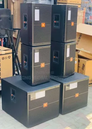 2 Pairs of 12" JBL Speaker With Single Sub