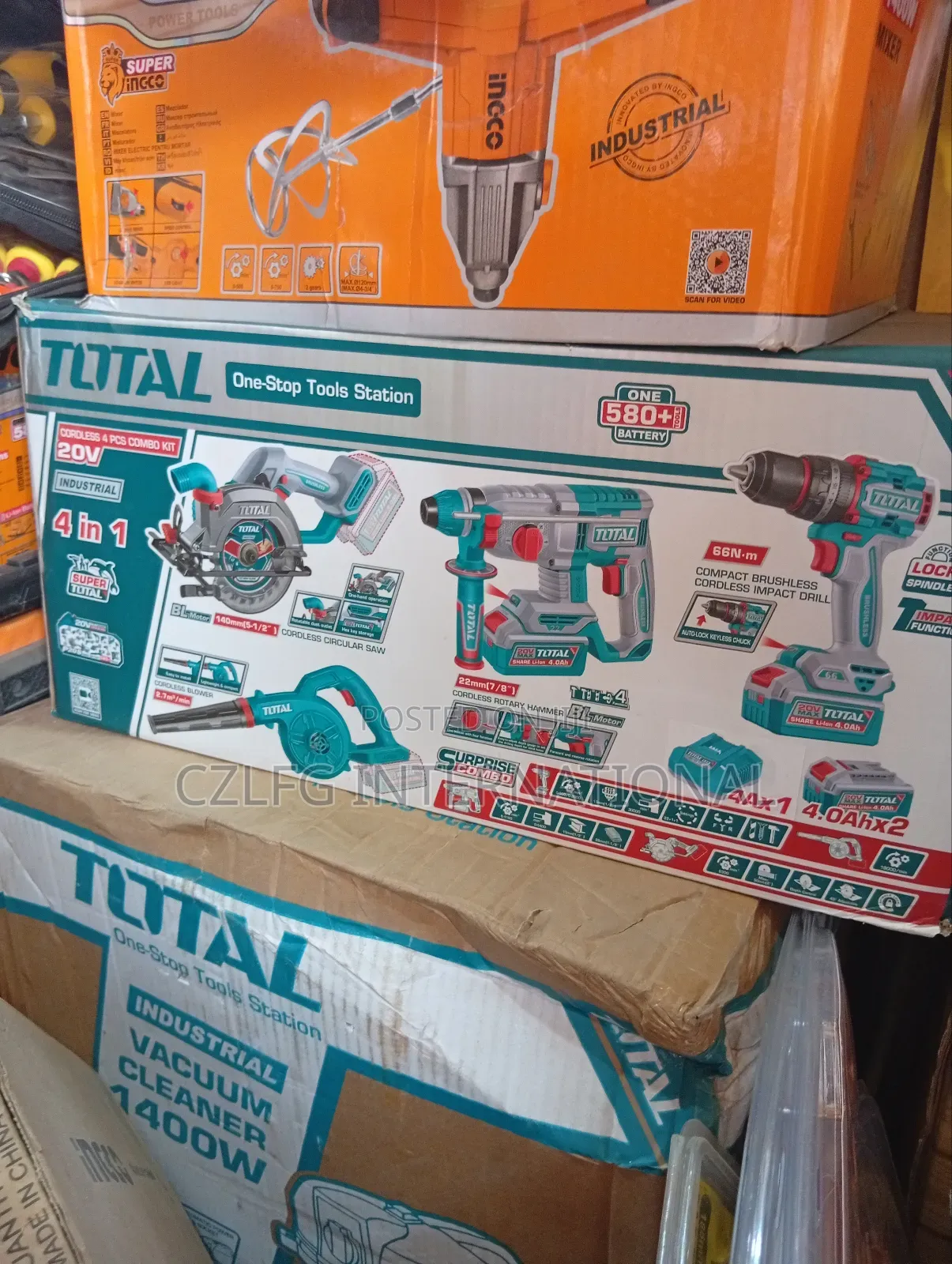 4 in 1 Total Cordless Combo Kit