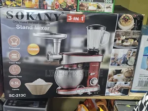 3in1 Sokany Stand Mixer (6.5l)