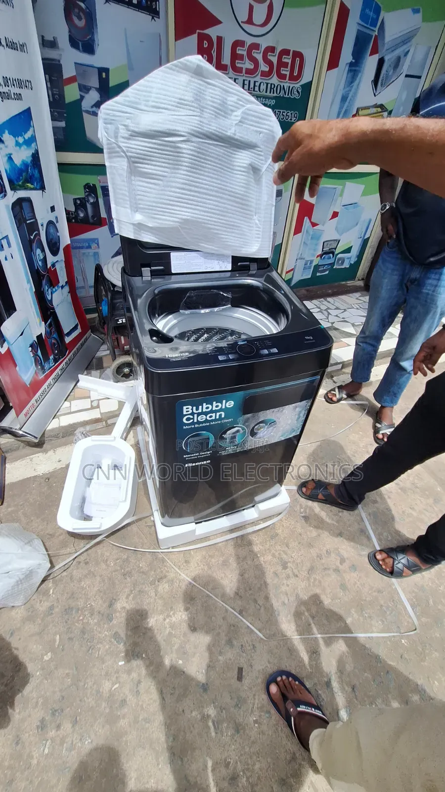 Brand New Hisense 9kg Full Automatic Top Load Wash and Spinning