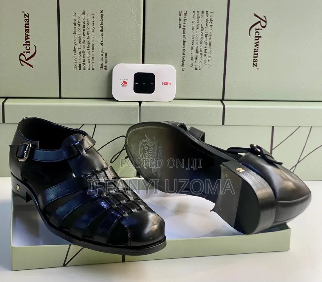 High Quality Leather Men Sandals