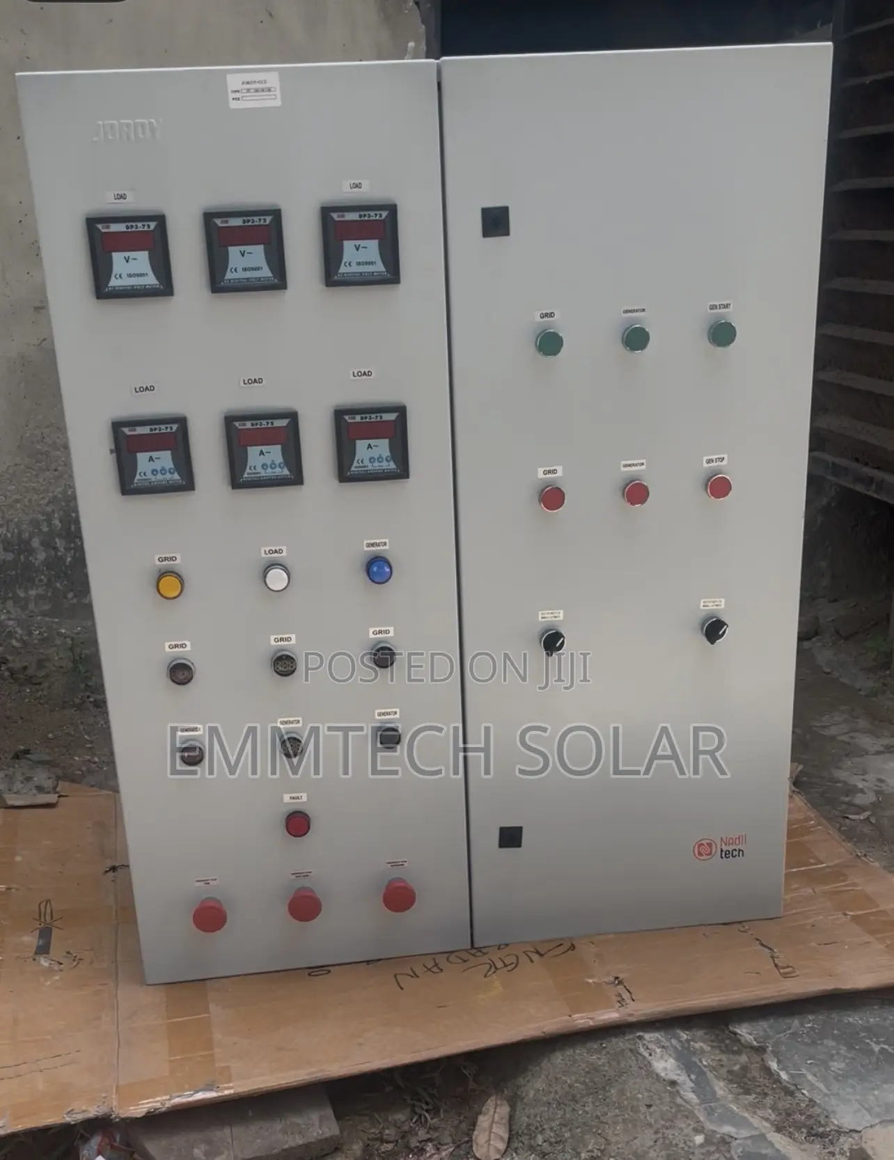 Industrial Auto Changer Over With Face Failure and Current Sensor