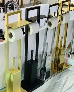 High Quality Tissue Holder With Toilet Brush