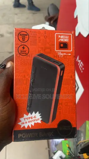 22500mah New Age Quick Charge Power Bank (Type C in Out)