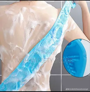 Silicon Double Sided Body Back Scrubbing Shower Sponge