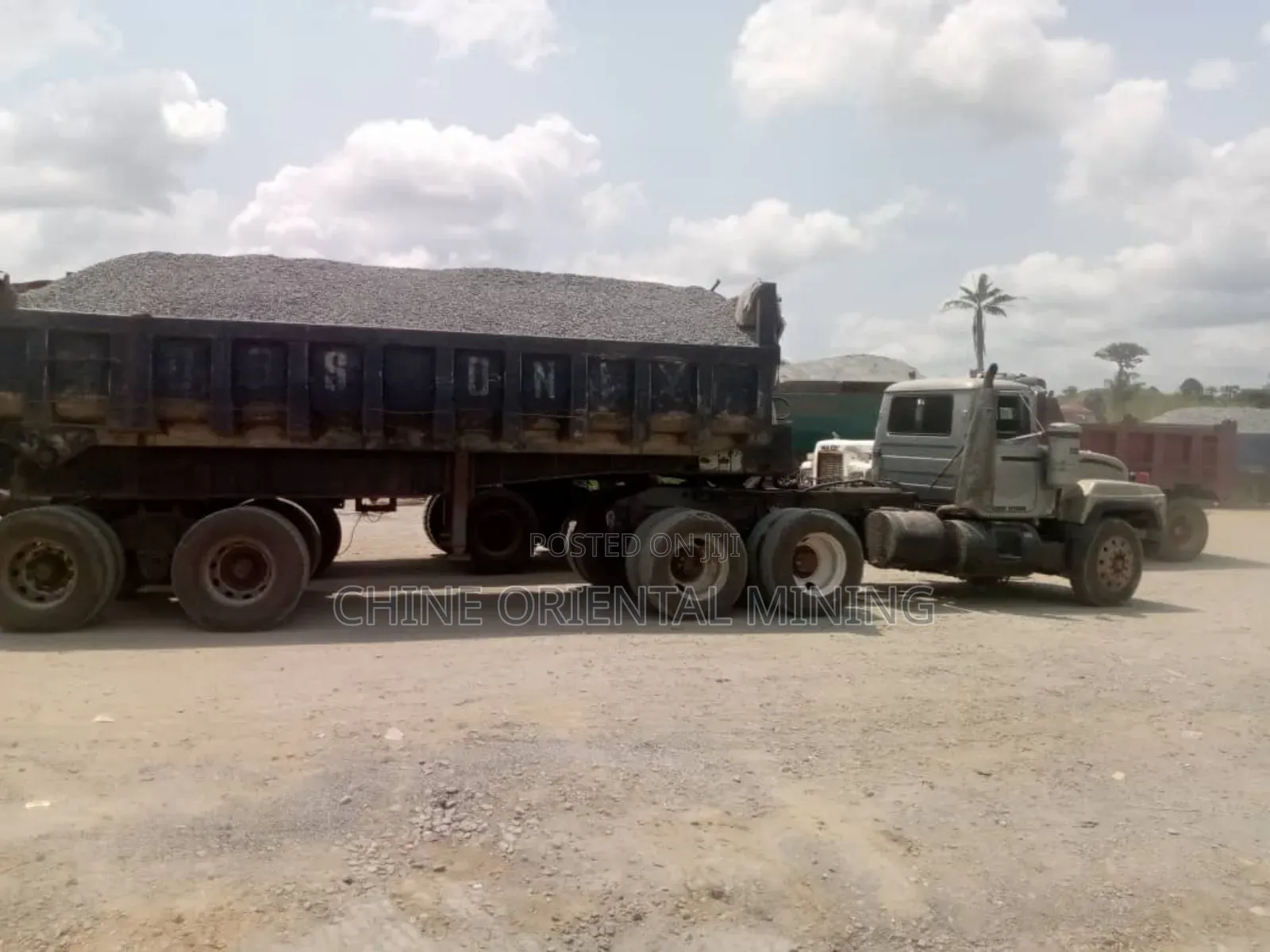 Oriental Mining Company Iron Chippings and Granite for Solid Construct