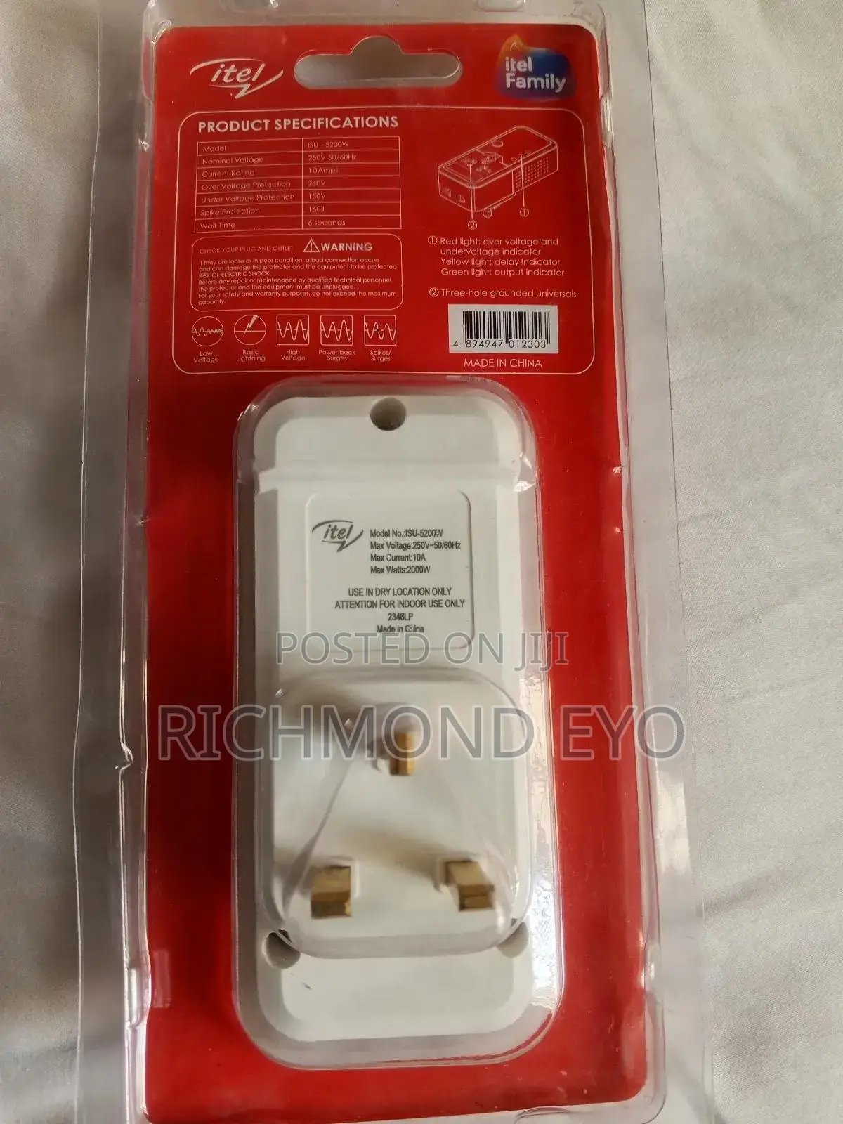 Itel Voltage Protector For All Electrical Appliances
