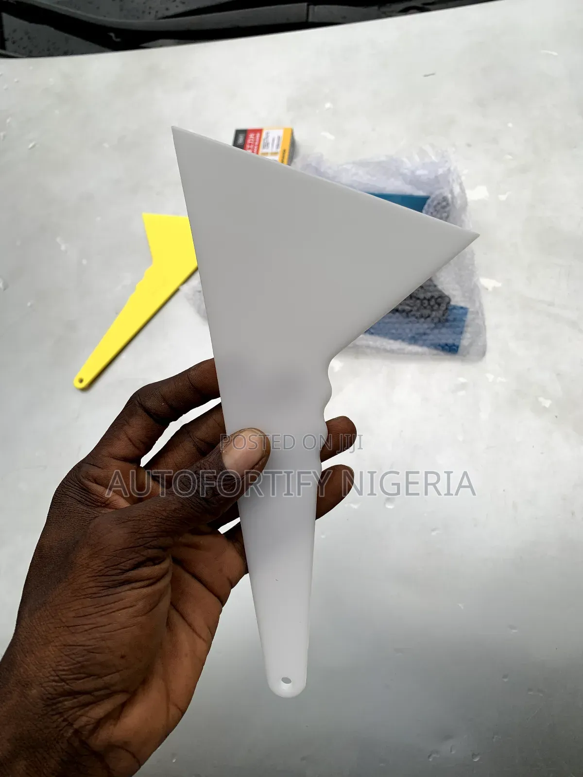 Triangular Squeegee for Tinting