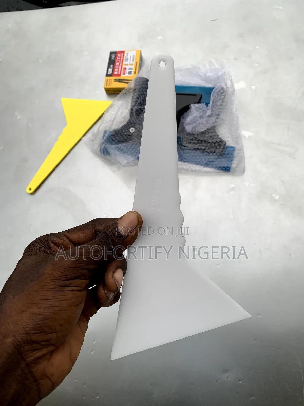 Triangular Squeegee for Tinting