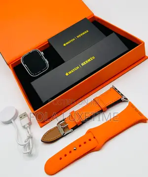 *Hermes Smartwatch* - ` Strap( 2 ) - Leather Plaster/Rubber
