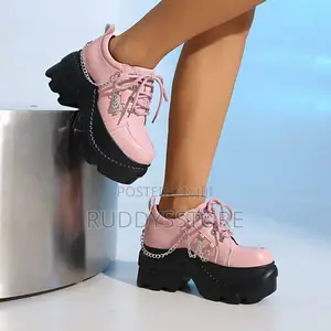 Chunky High-Sole Boyfriend Sneakers