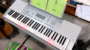 Neat Perfectly Working Casio Lk280 Keyboard Piano With Power Adapter