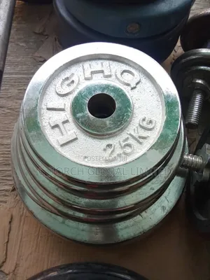 Plated Cast Iron Weight Plates.