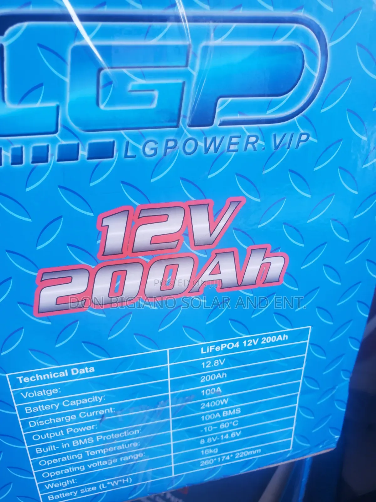 Lifepo4 Deep Cycle Battery