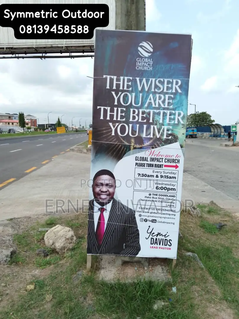 We Build Deploy A-frame Poster Boards In Lagos