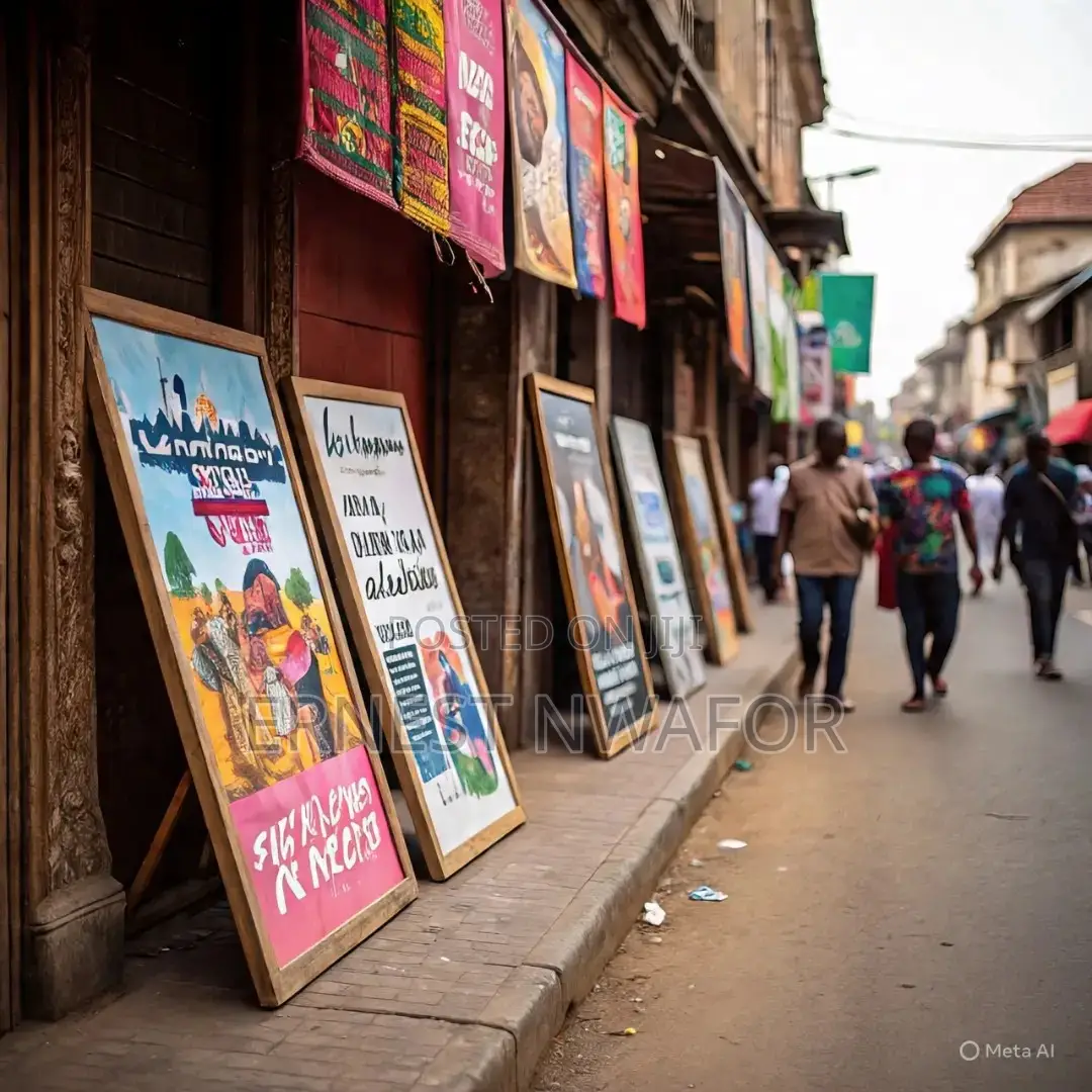 We Build Deploy A-frame Poster Boards In Lagos