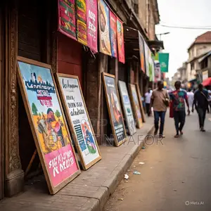 We Build Deploy A-frame Poster Boards In Lagos
