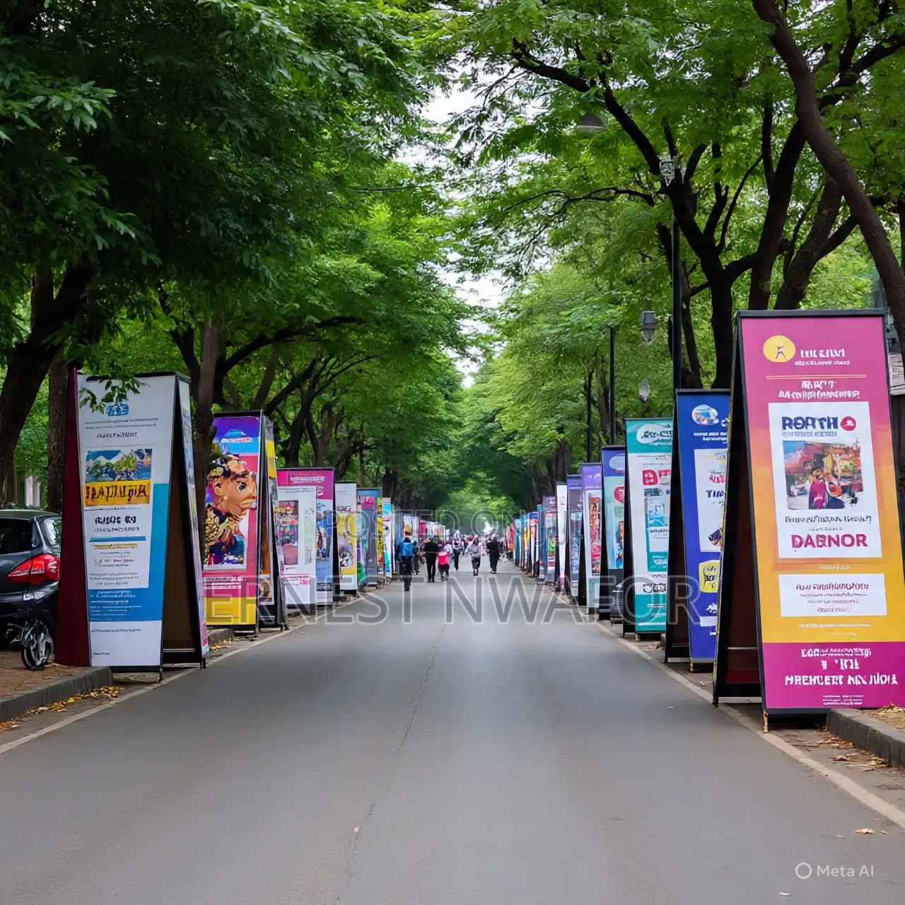 We Build Deploy A-frame Poster Boards In Lagos