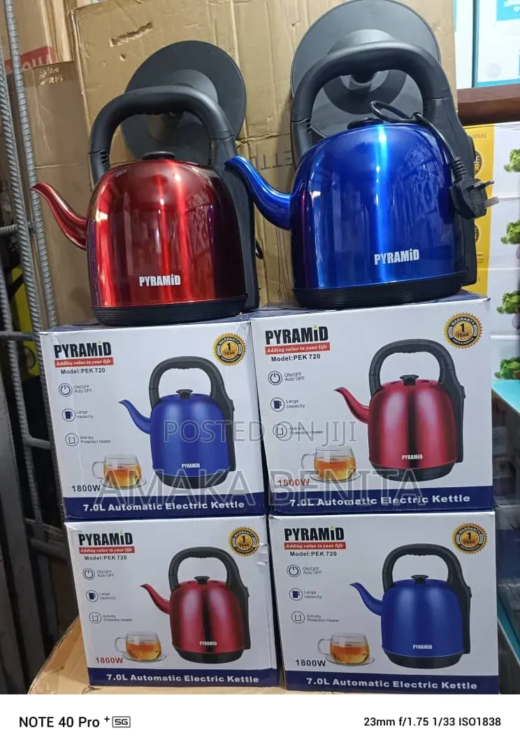 Pyramid Electric Kettle 7.0ltrs