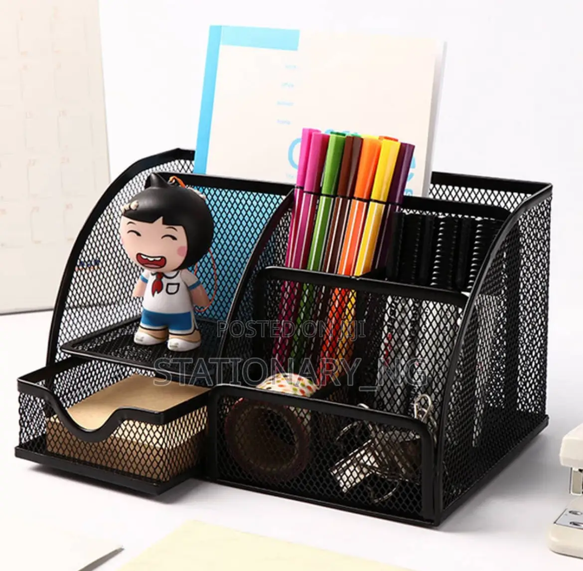 Desktop Memo Pen Holder