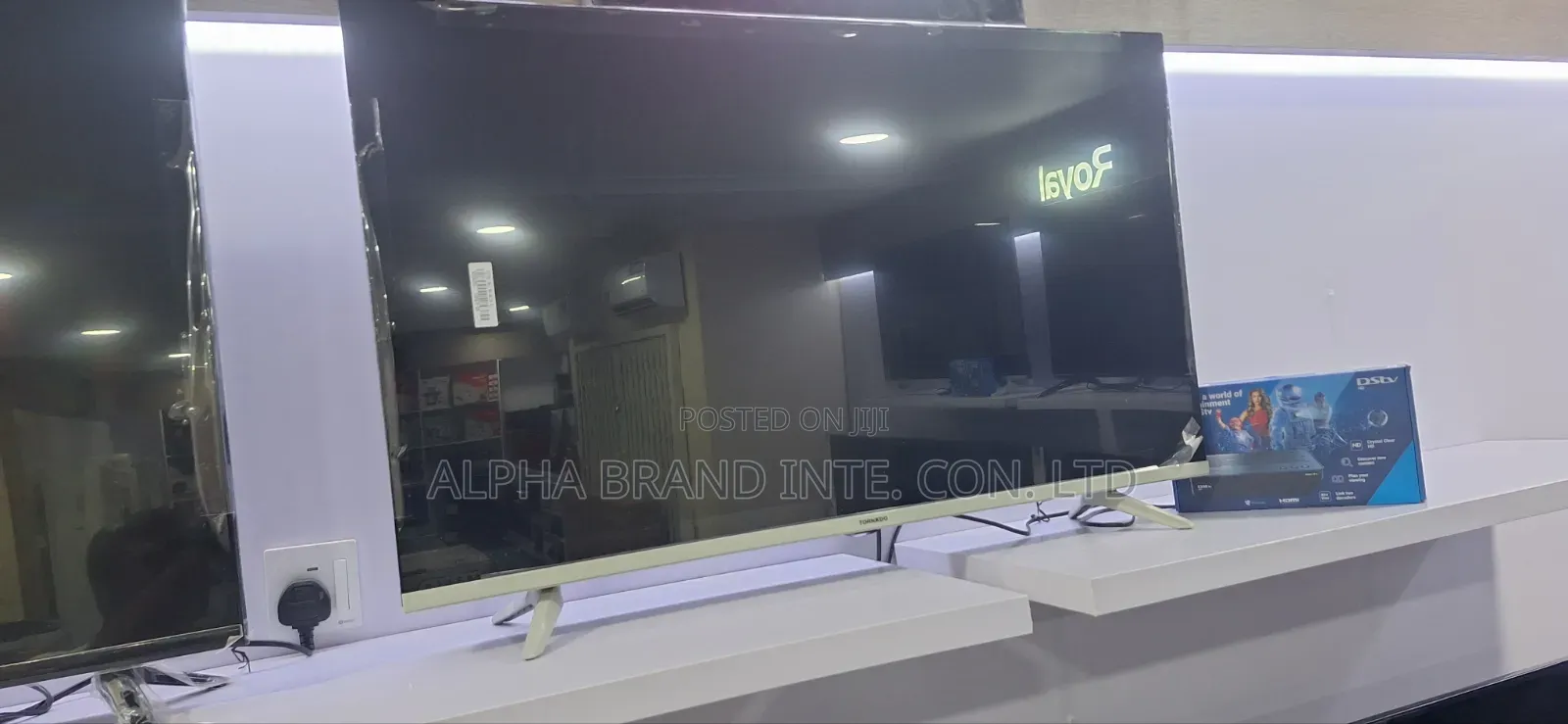 Tornado 43" Smart Tv With Free DSTV Decoder