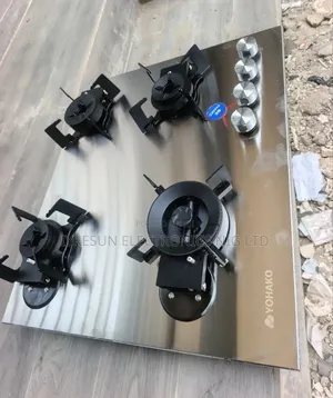 Original Yohako Built-in Flips Up Premium Quality Luxury 4 Burners Gas
