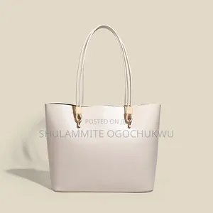 Faux Leather Tote Bag
