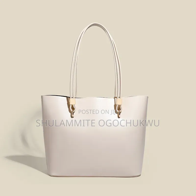 Faux Leather Tote Bag