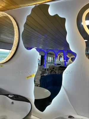 Luxury Africa Map Shaped Led Mirror With Backlight