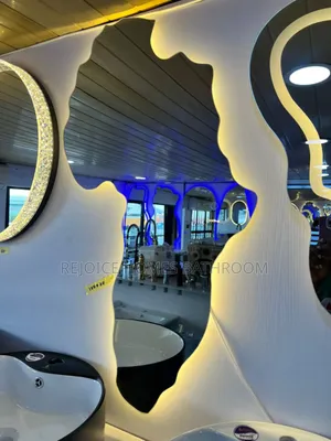 Luxury Africa Map Shaped Led Mirror With Backlight