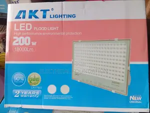 200watts Flood Light With Solar Panel (Akt)