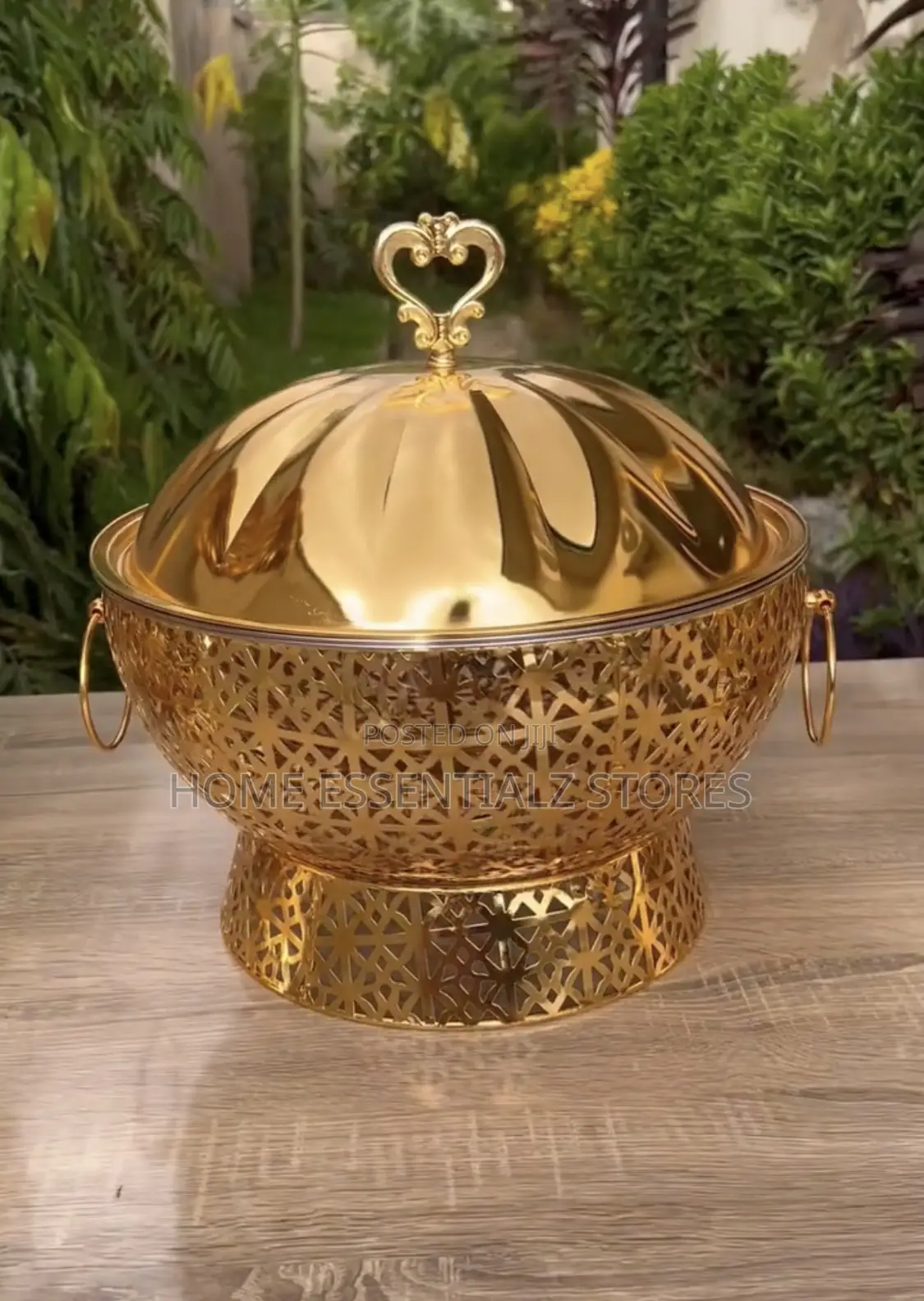 Gold Hanging Chaffing Dish